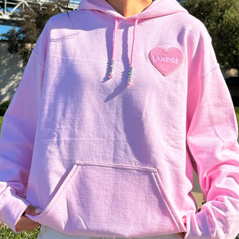 The Grove LA Pink Hoodie